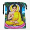 Bolsas de armazenamento Bolsas de casamento Buddha de Buda Casamento Bolsas de Presente de Natal Pacote 18x22cm Saco de tecido de cetim 12.2