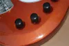 Bongo da loja personalizada 5 Strings Música Man Electric Bass Guitar Musicman Orange Ernie Ball Sting Ray 9V Bateria ativa Pickups Chrome Hardware