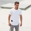 Men's T Shirts Muscle Brother Sport Short Sleeve Cotton Running Training Round Neck Shirt Fitness Clothes