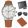 Orologi da polso Keller Weber Men Watch Sets with Magic Card Pack Omperi da sole Giorni di compleanno del Ringrazia