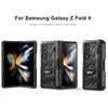 Étuis robustes pour SamsungGalaxy Z Fold 3, béquille intégrée, porte-stylo, protecteur d'écran, charnière, protection robuste