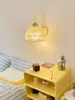 Lampada da parete in stile giapponese Log Corda Lanterna Lampade Camera da letto Comodino Crema antica Corridoio Corridoio Vite Art Applique Luci