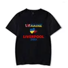 Herr t-skjortor eurovision t-shirt bomull o-hals sång tävling 2023 kort ärm kvinnor män bekväm tee