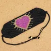 Armband Zhongvi Miyuki Hjärtmönster Armband för kvinnor Evil Eye Pärlor Armband Tassel Armband Pulseras Mujer Fashion Joyeria Jewelry
