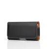 Phone Holster Case Shiny Leather Belt Clip 4.7-6.3 Inch Pouch Carrying Waist Bag For IPhone 14 13 Samsung Galaxy MOTO