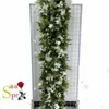 Dekorativa blommor SPR Bröllop Tillbehör Artificiellt blommor Arrangemang Skräddarsydd Mottagning Mångrind Stage Backdrop Rambåge