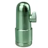 Último colorido Aleación de aluminio Mini tubo para fumar Hierba seca Tabaco Snuff Snorter Sniffer Snuffer Bottle Bullet Style Handpipe Cigarette Holder Tips