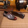 berluti Alessandro Galet Scritto Leather Classiche Oxford da uomo in pelle fantasia, comodo abbigliamento da cerimonia, realizzate e dipinte a mano, suola in vero cuoio