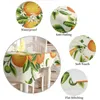 테이블 천 과일 오렌지 꽃 직사각형 식탁보 복제 피크닉 가정 장식 부엌 방수 커버