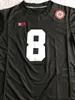 Maillots personnalisés du Nebraska Cornhuskers Personnalisez les hommes collège blanc noir rouge drapeau de la mode Adult Taille de football américain. Jersey