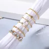Bohemia Water Drop Zirkon Crystal Pearl -ringen voor vrouwen Nieuw ontwerp Fashion Finger Ring Trendy sieraden Gifts