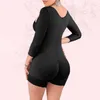 Waist Tummy Shaper High Comression Control Shapewear Slimming Fajas Lace Body postpartum bodysuit convenient for breastfeeding 230520