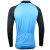 Racing Jackets Mens Cycling Jersey lange mouw anti-UV quick-dring ademende lichte lichte volwassenen fietsen slijtage MTB Pro Road Riding Tops voor