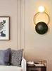 Muurlamp creatief gepersonaliseerde woonkamer kunstglas minimalistische Noordse bedhoofd slaapkamer achtergrond