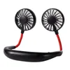 Ventilateur de cou mains libres faveur de fête sport Portable USB Rechargeable double Mini refroidisseur d'air été cou ventilateurs suspendus