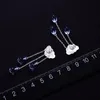 Stud Lotus Fun Real 925 Sterling Silver Natural Crystal Gems Fine Jewelry Ethnic Chmura Długie frędzle Kolczyki dla kobiet Brincos