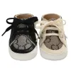 Chaussures de créateurs de bébé Chaussures pour enfants nouveau-nés baskets 6 couleurs bébé fille fille douce Sole Crib chaussures First Walkers 0-18mmONTH HIPL916
