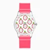 Orologi da polso Willis Orologi da donna impermeabili in silicone Orologio da polso al quarzo casual serie Fruit Jelly Table Candy Color Orologio da polso per bambini Fashion