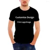 T-shirts pour hommes ELVISWORDS 2023 Fashion Man's 3D Custom Design Print T-shirt à manches courtes Outdoor Casual Wear