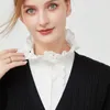 Bow Ties Korean Hollow Out Lace Fałszywy kołnierz na sweter koszulę Bluzę Odłączoną szyjką