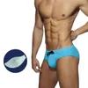 Mutande Intimo uomo Bikini Costumi da bagno Pad Bugle Pouch Mutandine senza cuciture Slip Homme Costumi da bagno traspiranti ad asciugatura rapida Slip