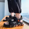 Sandalet Akşam Yemeği Adam Yaz Spor ayakkabıları Erkekler İçin Açık Ayak parmağı Şok Emilim Ayakkabıları Açık Mekan Günlük Boyut 230520