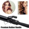 Fers à friser Fer avec revêtement en céramique de tourmaline Baguette à bigoudi Anti-brûlure Pointe isolée Salon Curly Waver Maker Styling Tools 230520