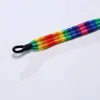 Armband 20 stycken Rainbow Armband LGBT Pride Handmased Woven Rope Handwoven Strap Friendship Jewelry