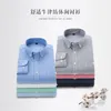 Men's Dress Shirts Men's Long Sleeve Solid Stretch Easy Care Shirt Formal Business Casual Office/Working Wear Standard-fit Social