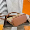 Designer Tote Bag Summer Beach Shoulder Bag Straw Bags Women Handbags Wicker Woven Female Bucket Lady Bag Travel Messenger Purse