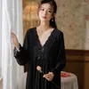 Vêtements de nuit pour femmes dentelle robe de nuit femmes chemise de nuit victorienne Vintage romantique nuisette princesse Peignoir chemises dame Chemise robe