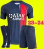 قمصان كرة القدم MBAPPE HAKIMI 22 23 24 SERGIO RAMOS Maillots de Football jersey 2023 2024 MARQUINHOS VERRATTI HAKIMI طقم قميص رجالي للأطفال زي مايوه القدم