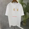 23SS Designer Męska koszulka koszulka polo Spring/Summer Nowy oddychający siatka okrągła szyja krótkie rękaw haft haftowy luz krótkie rękawowe T-shirt