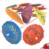 200pcs Creative Paper Umbrella Bolo Topper Picks Cocktail Parasols Drinks Picks Festas Favores de aniversário/decoração de casamento 5z