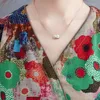 Casual Kleider Frauen Vintage Baumwolle V-ausschnitt Lose Langarm Drucken Floral 2023 Herbst Chinesischen Stil Süße Kleid