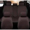 CUDIONS FLAX COVER BEACHABLE Plus Size Auto Cushion Protector Fram bak baksäte matta med ryggstöd Fit bil SUV van AA230520