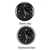 Car New Car Clocks Luminous Mini Automobiles Internal Stick-On Digital Watch Auto Ornament Car Accessories Gifts Mechanics Quartz Clocks