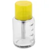Förvaringsflaskor Klar glas nagellackborttagare Pump Bottle Dispenser Travel Tom flytande behållare