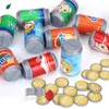 Cozinhas tocam alimentos para crianças SIMULELY VENDING MACHINE Puzzle Drinks Toy Finque Conjunto para crianças Presente de Natal Aprendendo Educação 230520