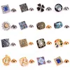 Gloednieuwe email Craft van hoge kwaliteit Exquisite Patroon Crystal Zirkon broche heren revers Pin Kleding Backack Badge