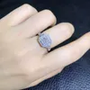 Bröllopsringar JK Luxury Crystal CZ Engagement Cubic Zirconia Roman Design Brilliant Bridal Eternity Ring Women's Jewelry