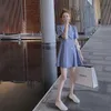 女性のスーツブレザースーツドレス女性夏2023年半袖シンネットレッドフライドストリートスモールマンダブルロウボタン気質スカート
