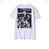 T-shirt Designer T-shirt de luxe à manches courtes Coupe ample imprimé sur le dos d'un célèbre designer décédé Chemises de confort et de mode