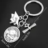 Klasa 2023 Ceremonia ukończenia ukończenia kluczy Personalizowanie certyfikatu absolwentów pamiątki Bachelor Hat Class Keyring Biżuteria