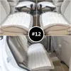 Cushions 3pcs Set Car Cover Fluffy Soft Cushion Front Rear Mat Seat Protector Plus Wool Fur Customer Fall Winter Warm Pad AA230520