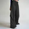 Pantalon femme Satin jambe large femme Baggy cordon Jogging pantalon 2023 été mode taille basse pantalon élégant Streetwear