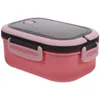 Set di stoviglie 2 pezzi Lunch Bento Box Contenitore per microonde per adulti Contenitori per scomparti Contenitori Scatole Accessori per bambini Adulti Piccoli