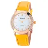 Relógios de pulso 2023 Moda Casual Women Women Geneva Leather Band Quartz Relógio VENDA MONTRE FEMME