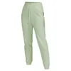 Ll yoga kleding herfst en winter dames hoge taille hiefbroek pure katoenen greep plus stapel hoodie fiess joggingbroek