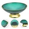 Dinnerware Sets Wedding Snack Basket Table Decor Candy Dish Footed Fruit Stand Decorative Bowl Glass